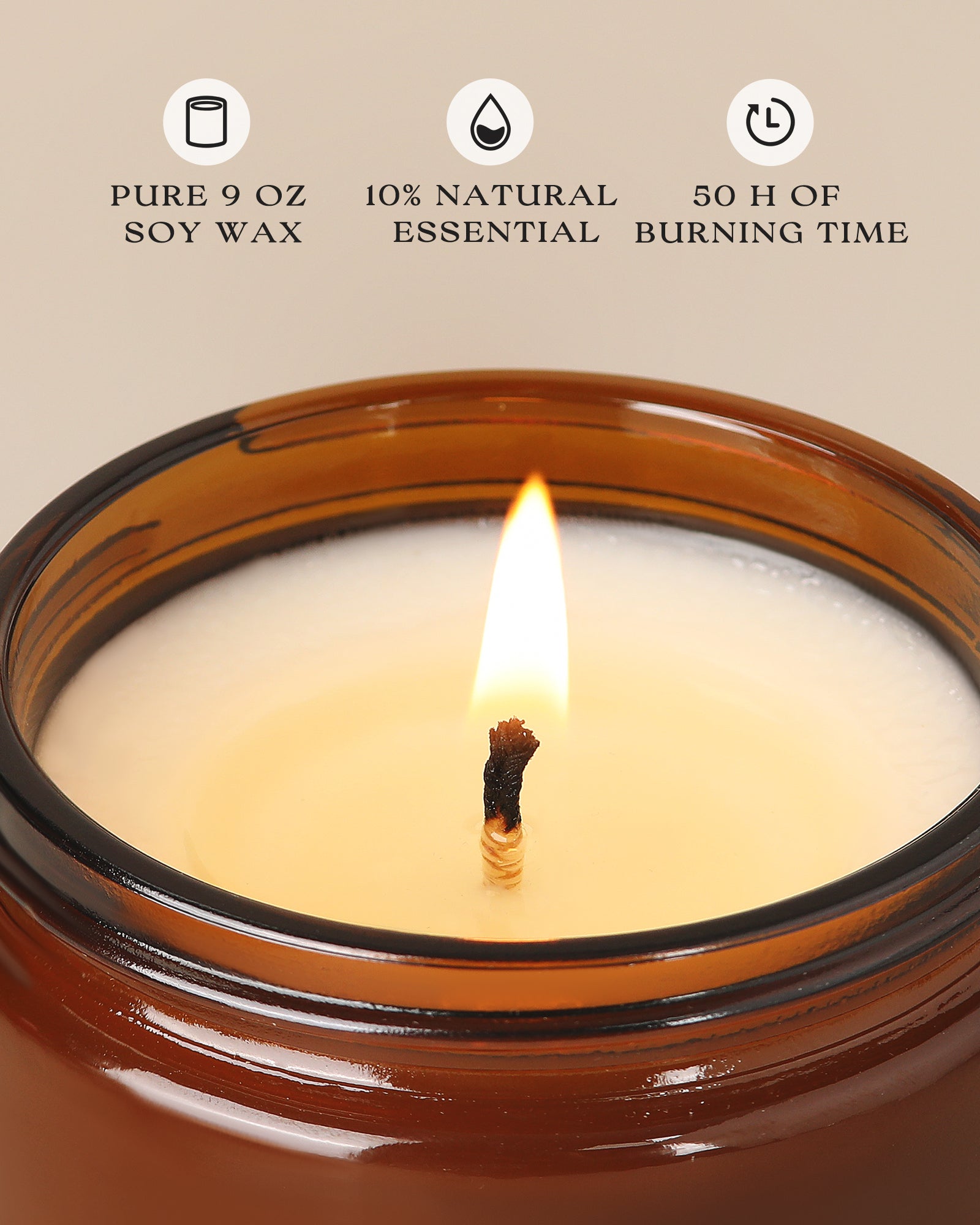 AOOVOO Classic Scented Candle – Macchiato Coffee