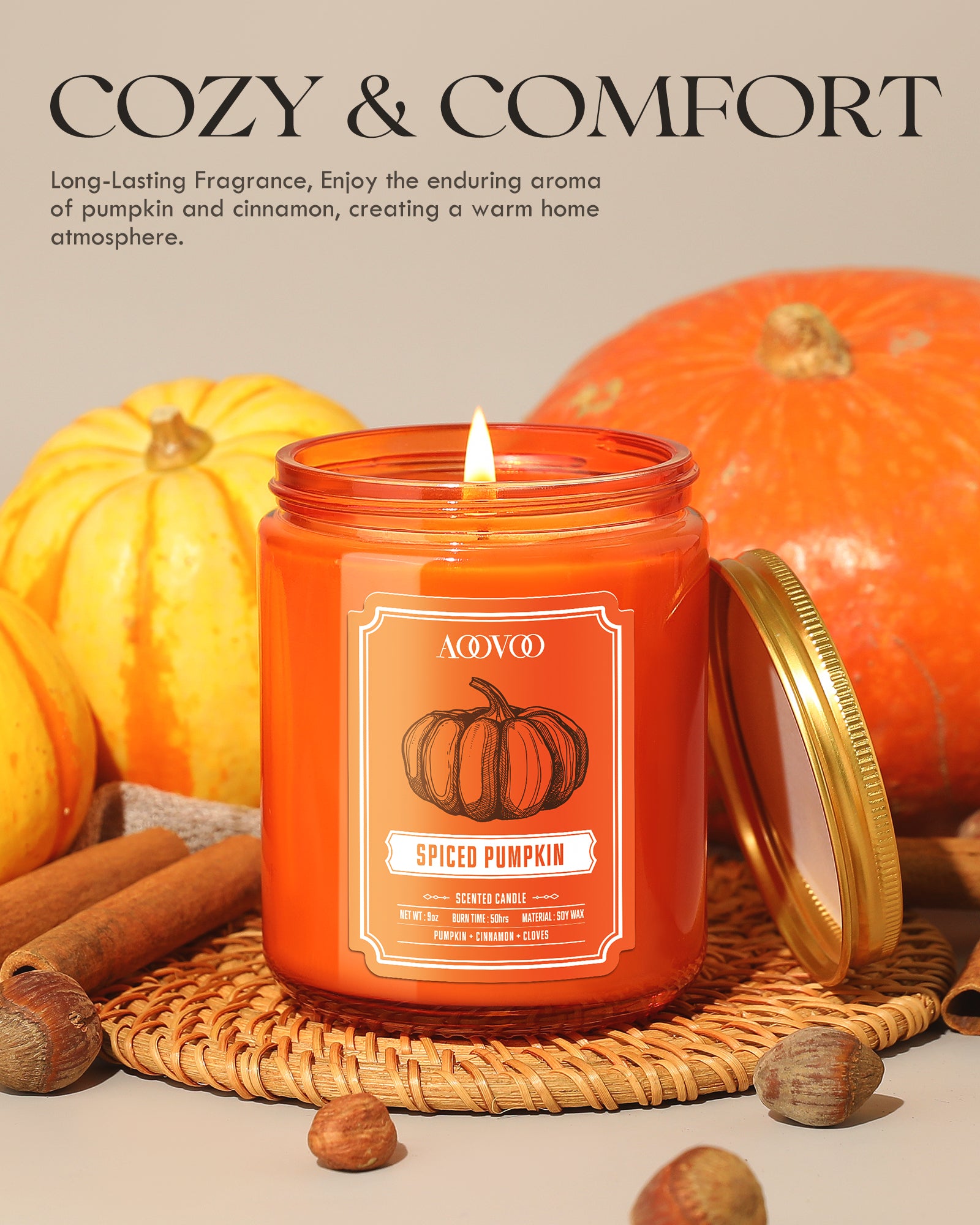 natural soy wax scented candles
