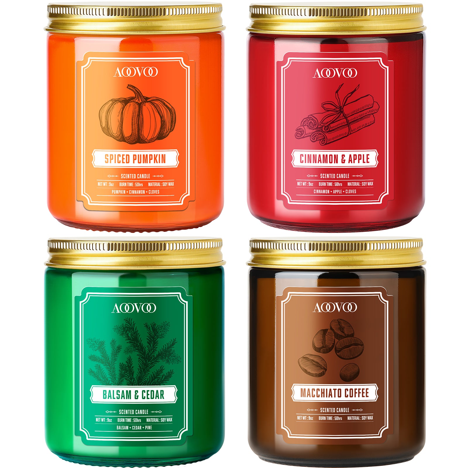 natural soy wax scented candles