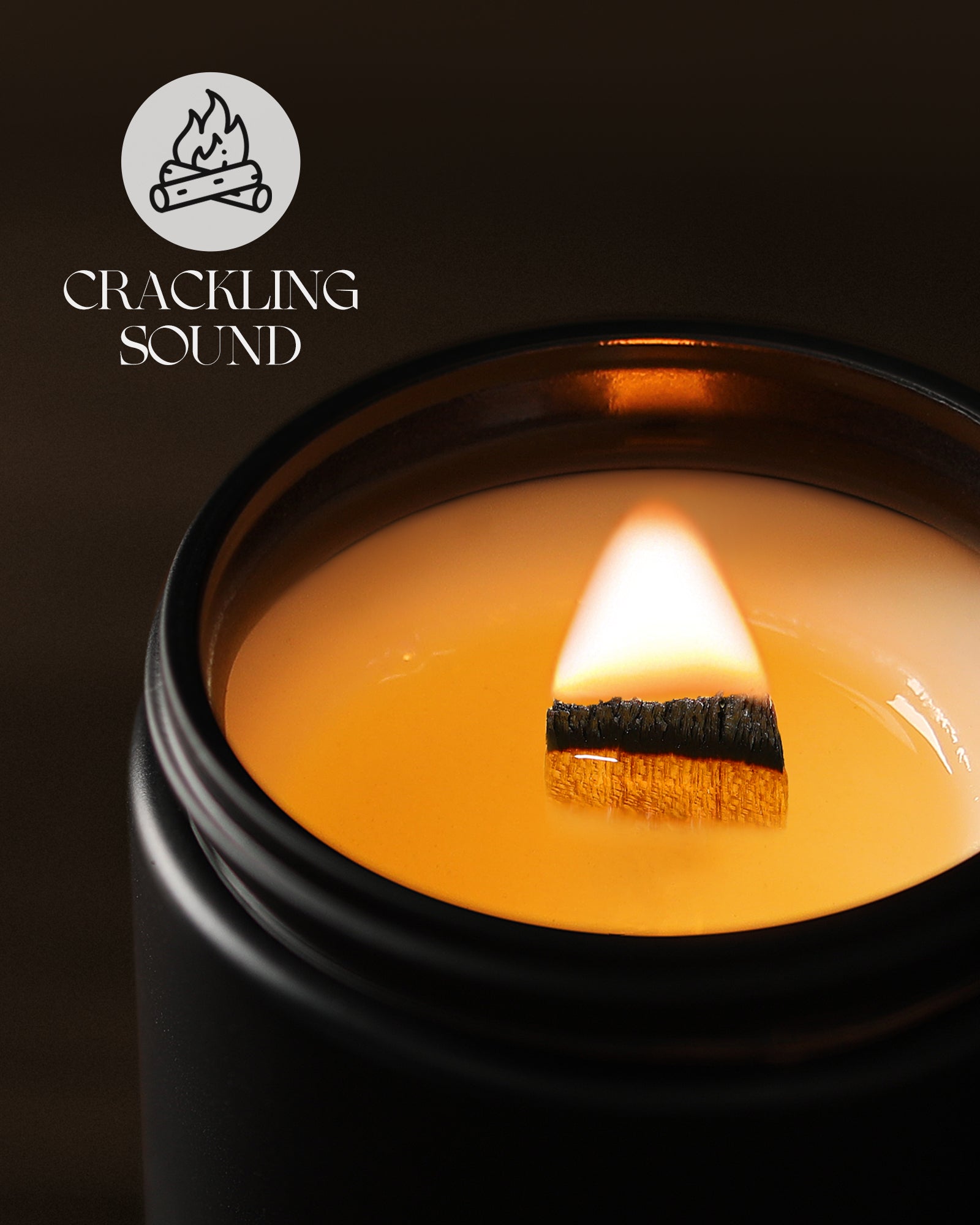 AOOVOO Scented Candles for Men - Midnight Jasmine