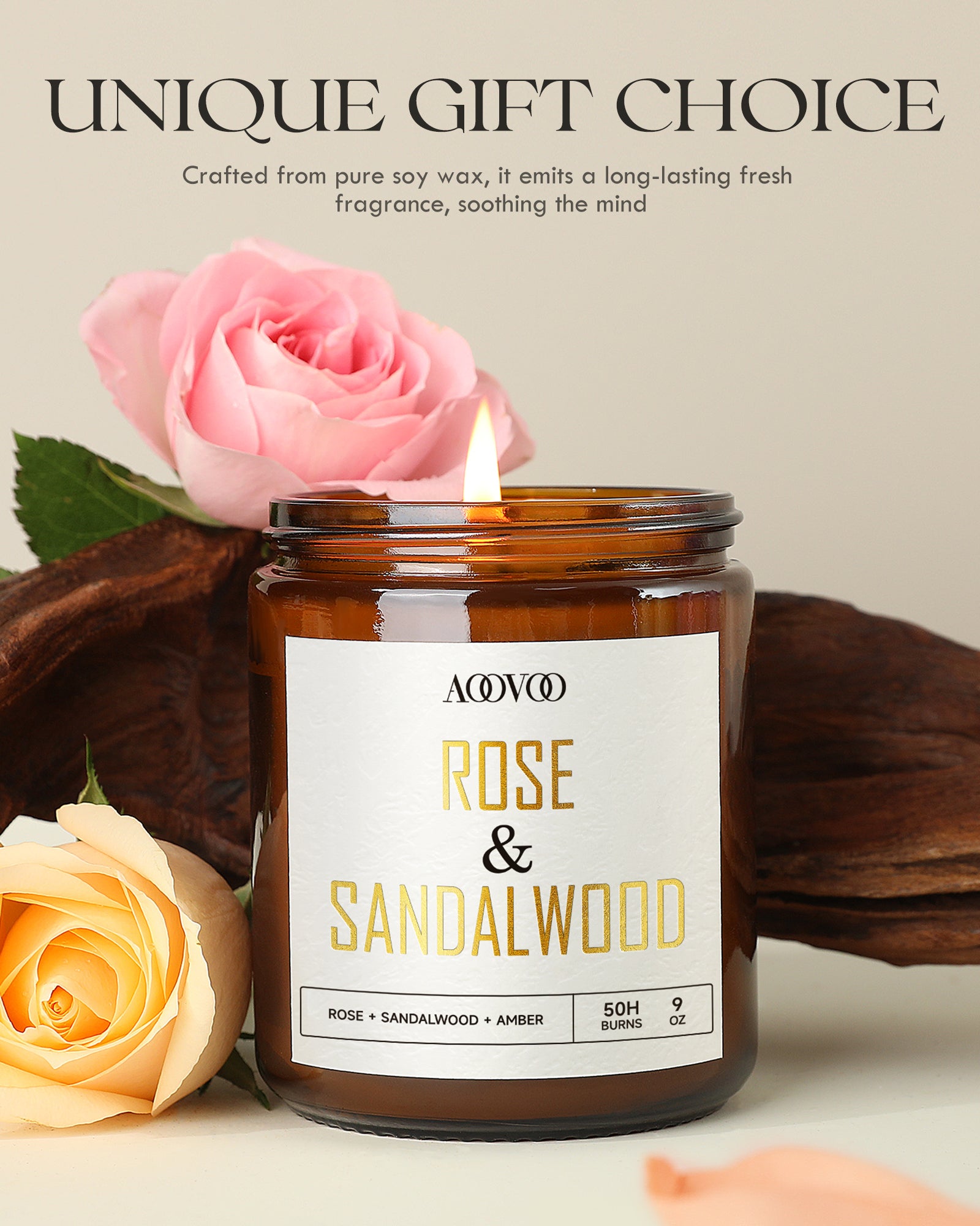 Natural scented candles
